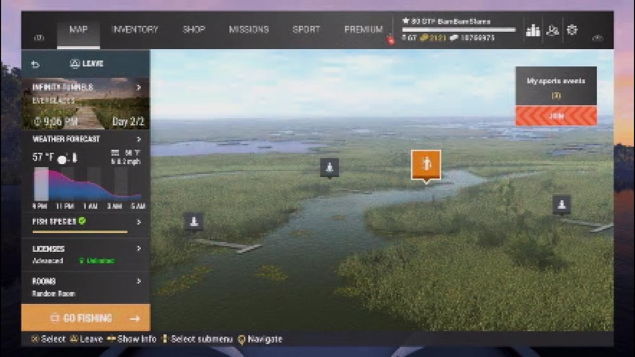 Fishing Everglades tutorial level 2030 YouTube