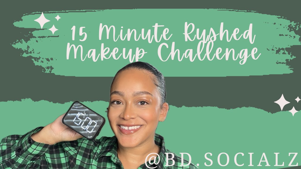 15-минутный челлендж по спешному макияжу ⏱️ | Без тонального крема, хаос в реальном времени