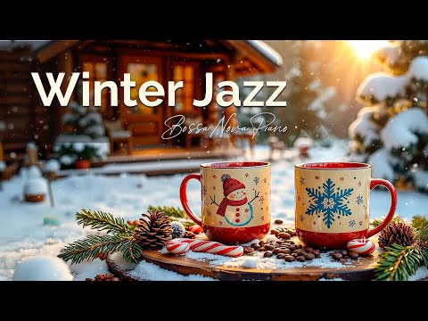 Positive Winter Jazz Delicate Morning Coffee Jazz Bossa Nova Piano Music For Uplifting The Day