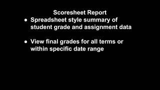 9. Reports in PowerTeacher Pro