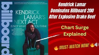 Kendrick Lamar Dominates Billboard 200 After Explosive Drake Beef: Chart Surge Explained