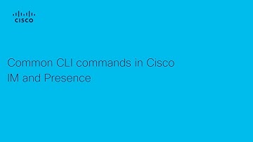 Essential CLI Commands for Cisco IM and Presence | Troubleshooting and Management