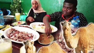 Trying CAMEL Meat For The First Time In Somaliland