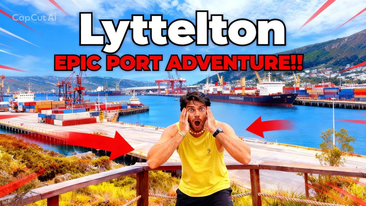 LYTTELTON Took Me by Surprise! 😱 NZ’s Coolest Port Town? #travelnz #nzlife #sea #port #indianvlogger