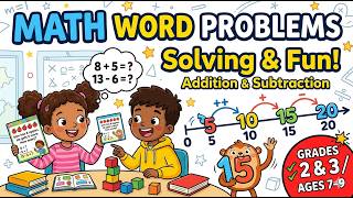 Solving Word Problems | Addition &amp; Subtraction for Primary 2 &amp; 3 (Ages 7–9)