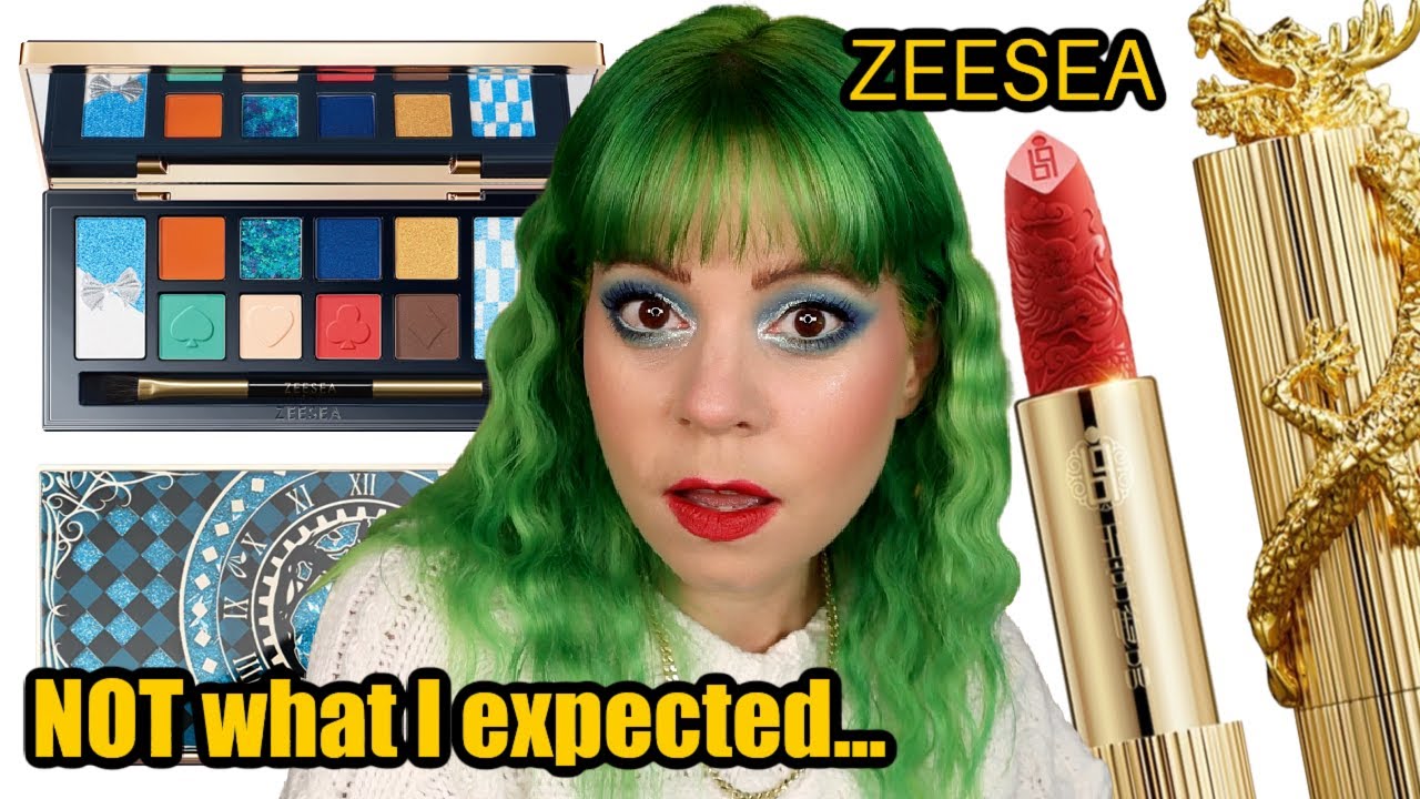 Their stuff is BEAUTIFUL, but is the quality actually good? Zeesea cosmetics try on