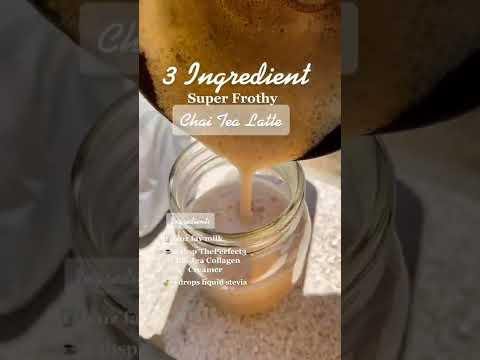 The Frothiest Chai Tea Latte You Can Make at Home - YouTube