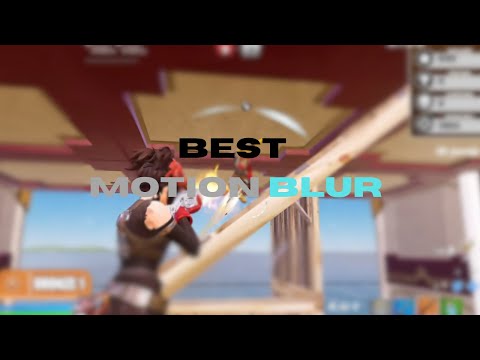 get insane motion blur for your gaming clips