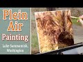 Relaxing Plein Air Painting of a Creekside