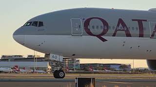 Qatar Airways Boeing 777 300ER Brisbane Airport
