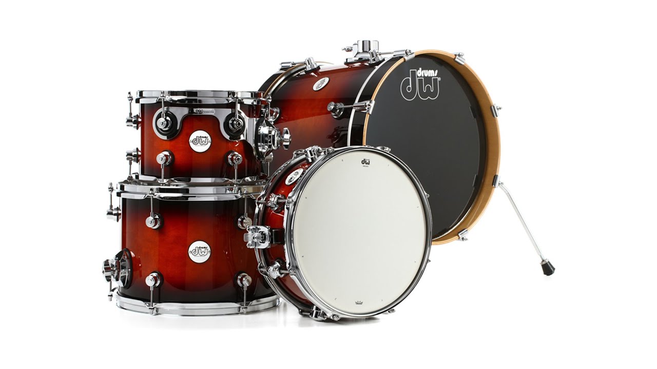 DW Design Series Mini Pro 4 piece Shell Pack Demo by