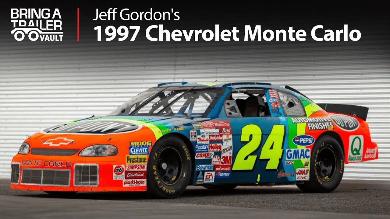 Jeff Gordon's 1997 Chevrolet Monte Carlo NASCAR Winston Cup Race Car Walkaround | Bring a Trailer