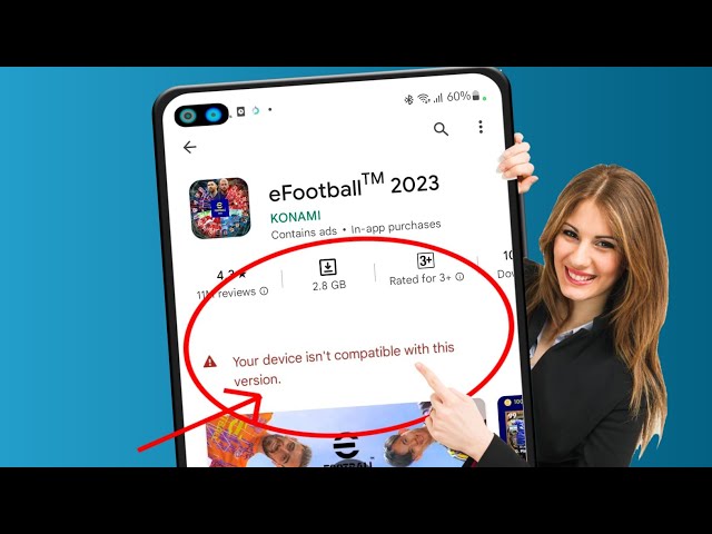 Fix eFootball 2023 Not Compatible with Your Device | Your device isn't compatible with this version class=