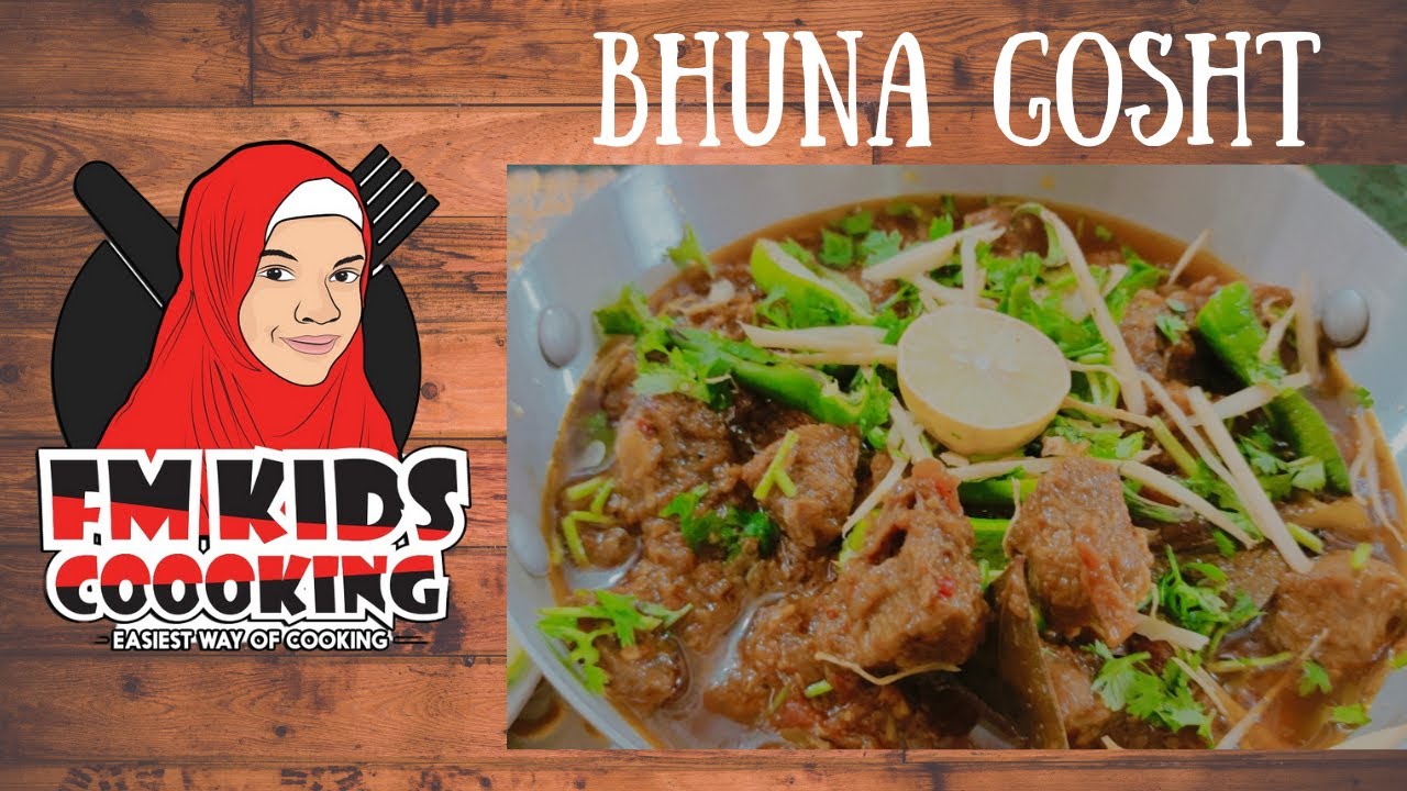 Bhuna Gosht Recipe By FM Kids Cooking