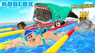 LOMBA BERENANG LAWAN THE BLOOP?? UNTUK JADI PENGUASA LAUTAN DI ROBLOX!!