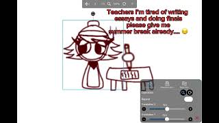 I’m so sick and tired of school bruh- 😭✋ (ignore how racist the audio is I don’t support it.)
