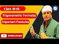 Trigonometric Formulas class 10th || Chemistry Chamber ||