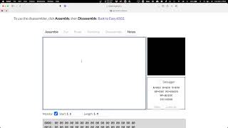 CSC-271: 5 April, 6502 Assembly in Easy6052