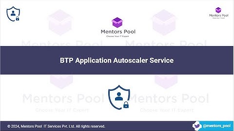 SAP BTP Application Autoscaler Service Training 2025 | Auto Scaling & Load Balancing on BTP