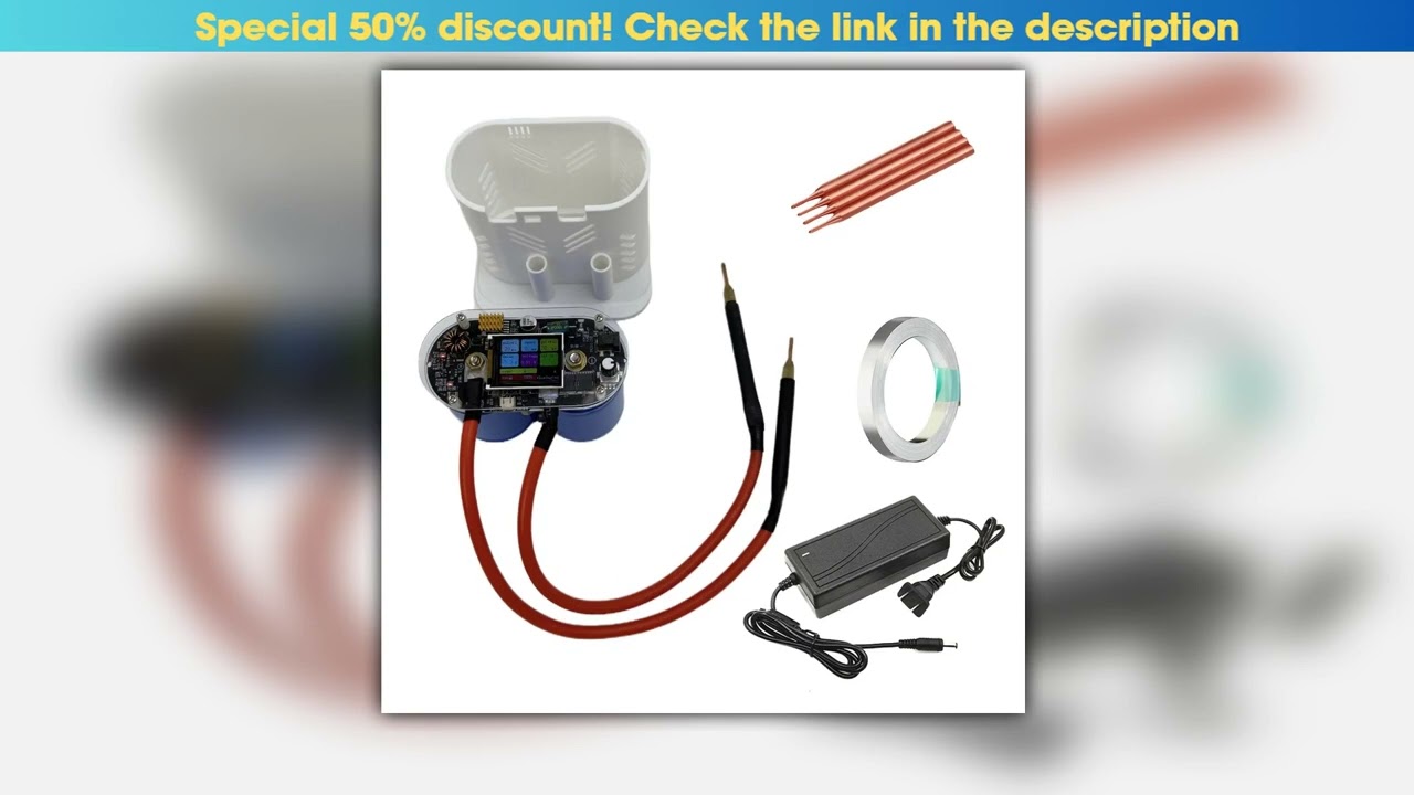 14kw 2400A high current double super capacitor spot welding machine 6V intelligent digital display