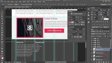 Cara Membuat Desain Web Di Photoshop Part 8 : Pembuatan Footer