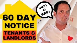 60 Day Notice to Terminate Tenancy: 2021 Guide for California landlords and tenants