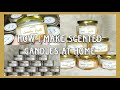 How i make scented soy candles at home  small business   philippines 