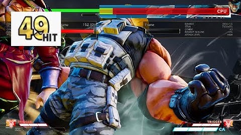 Guile 49 Hit Max Damage Combo VT1 Loop