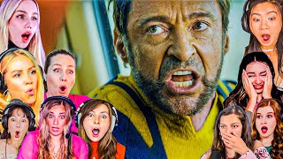 TOP FEMALE "WOLVERINE SNAPS AT DEADPOOL" Reactions! Deadpool & Wolverine Movie Reaction