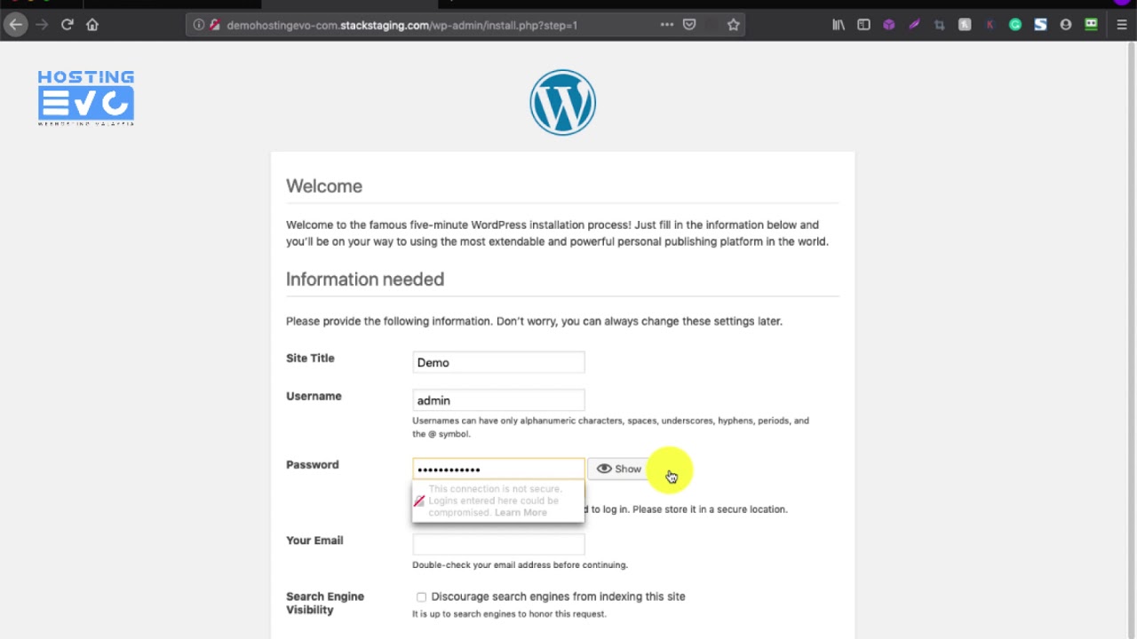 Cara Install WordPress Di Linux Hosting - YouTube