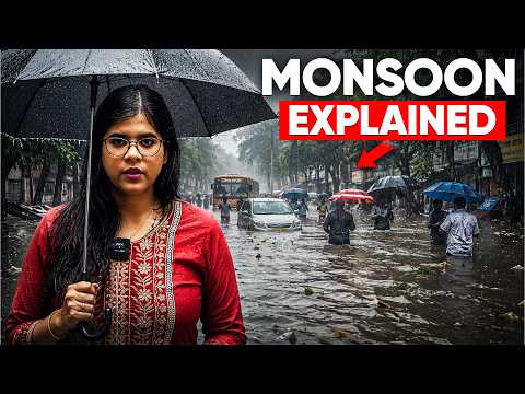 Monsoon Winds Explained in the Simplest Way By Pallavi Ma'am | Sarrthi IAS | Indian Monsoon🌧️