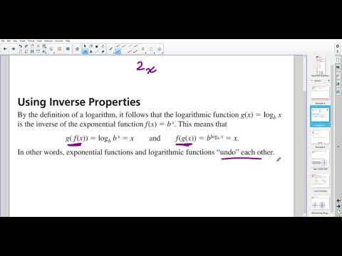 6 3 b Log and Exponential Composition Property