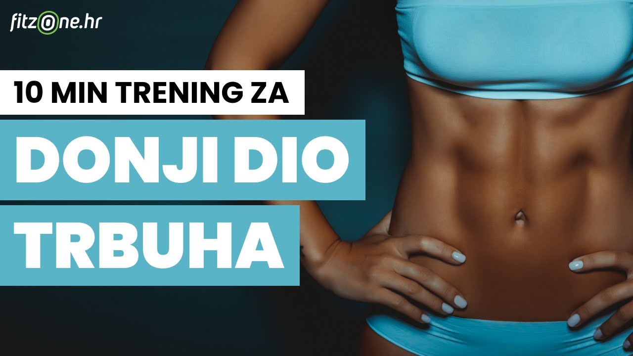 10-minutni TRENING ZA DONJI DIO TRBUHA kod kuće!