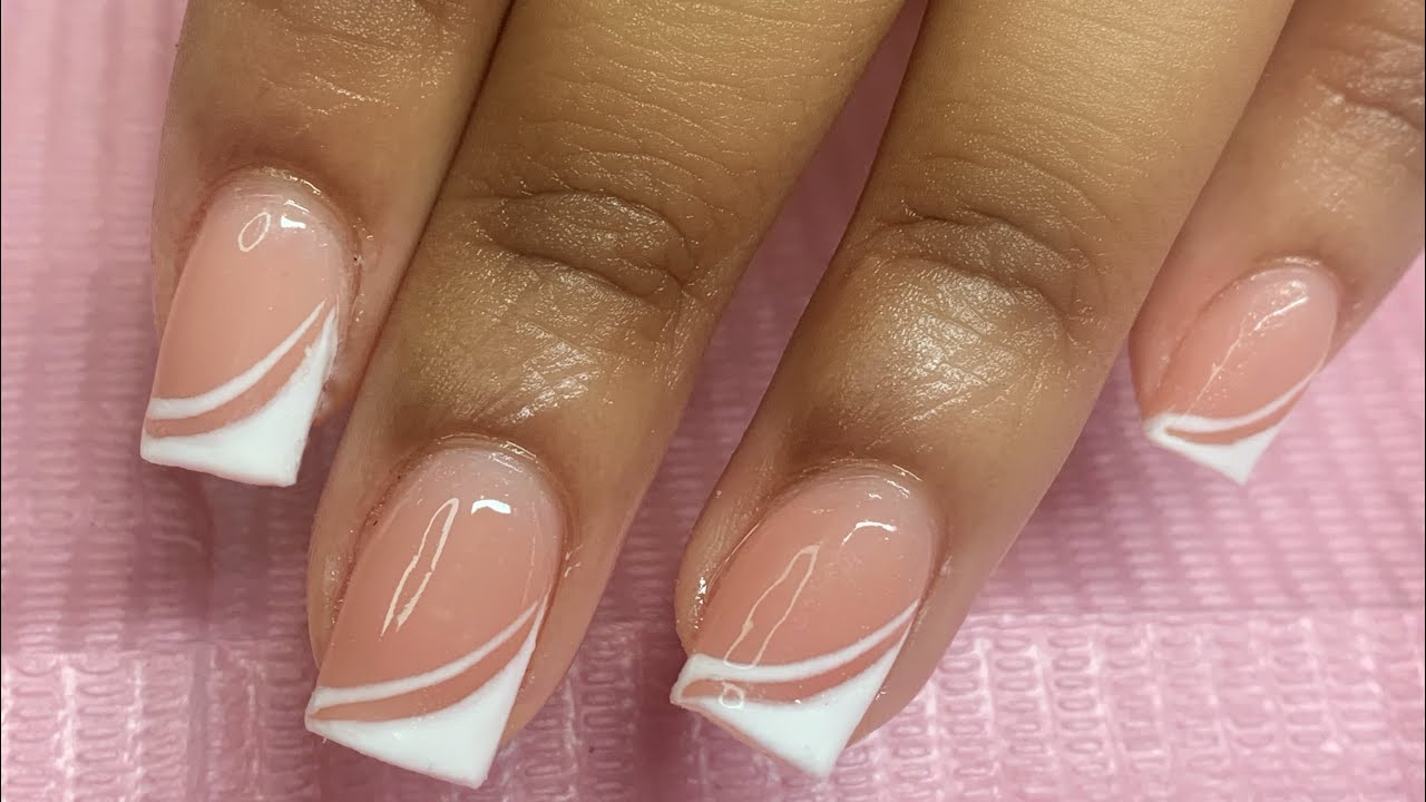 How to Polygel overlay on short nails