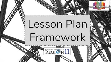 Lesson Plan Framework