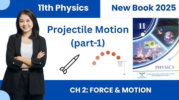 11Th Class Physics New Book 2025 PCTB | Projectile Motion and its formulas | Unit 2 Force & Motion