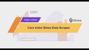 Cara Instal Ginee Data Scraper