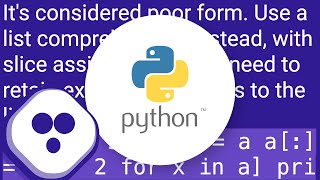 How to modify list entries during for loop? Net Worth