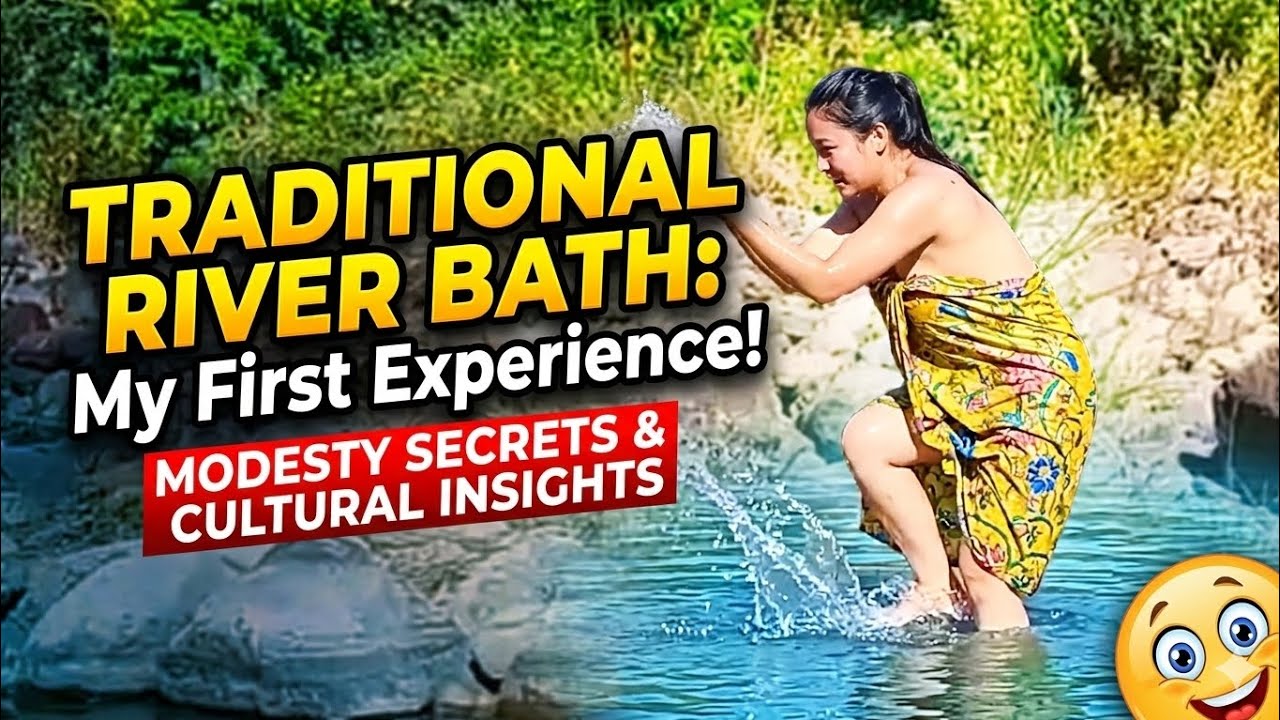 Primitive Bathing The Ancient Bathing Ritual of a Hidden Village - YouTube