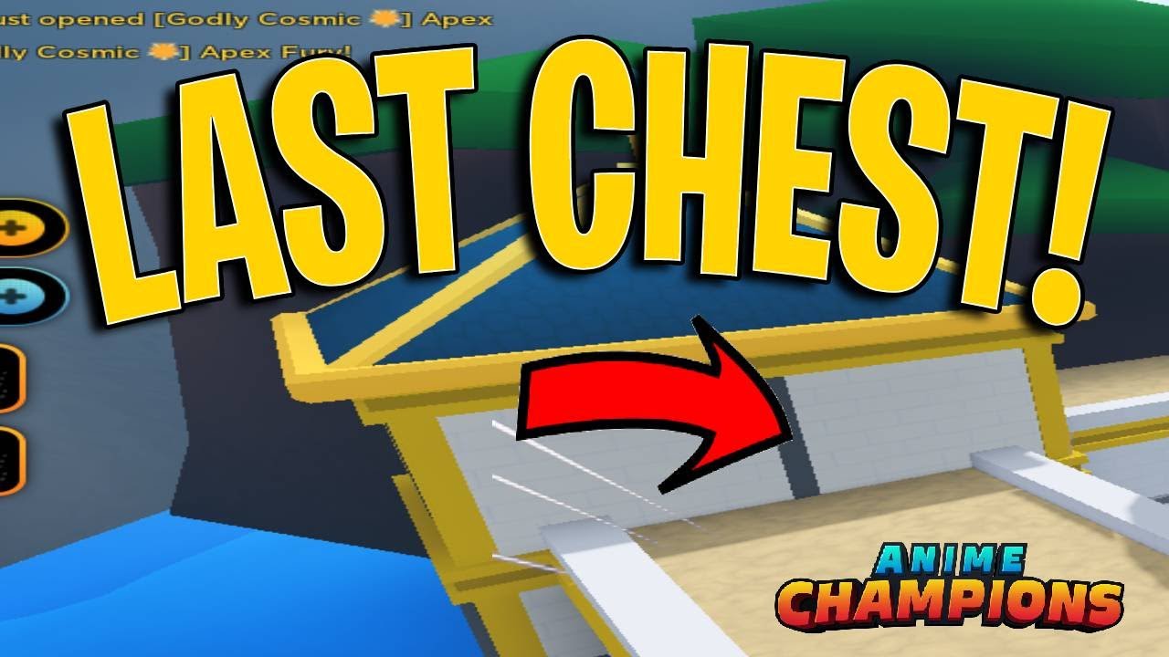 Last Hidden Chest Location in Anime Champions Simulator