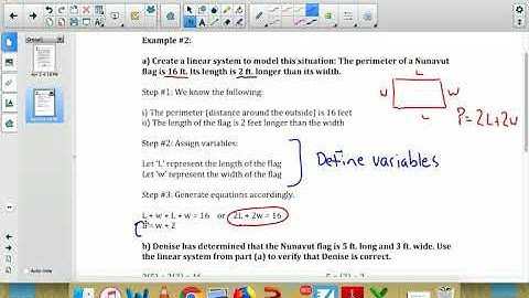 Unit 7 - Reference Guide #1: Designing Linear Systems