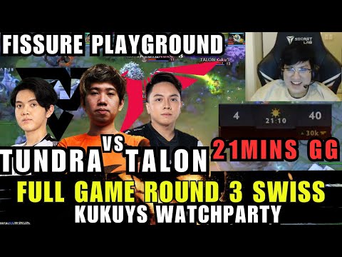 LAKAS NG TALON! | FULL GAME | TALON VS TUNDRA | KUKUYS WATCHPARTY | FISSURE PLAYGROUND ROUND 3