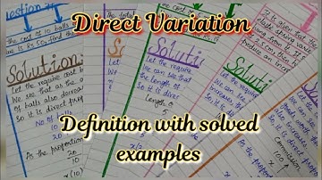 Direct proportion || Definition with solved examples || Countdown Maths Class 7