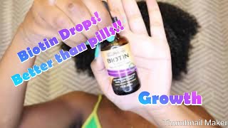 Biotin Drop Hair Growth Results After 30 Days