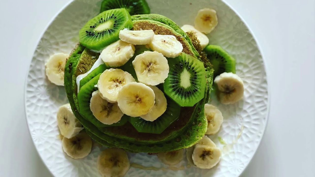 Pancakes aux épinards 😱😱😱