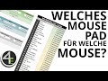 Das 4etech Gaming- Mouse / Mousepad Tool. Welche Maus passt zu welchem Mauspad?