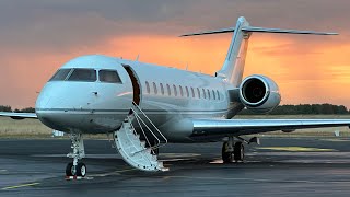 Global Express Landing and Takeoff! Amazing short takeoff in Angouleme LFBU!