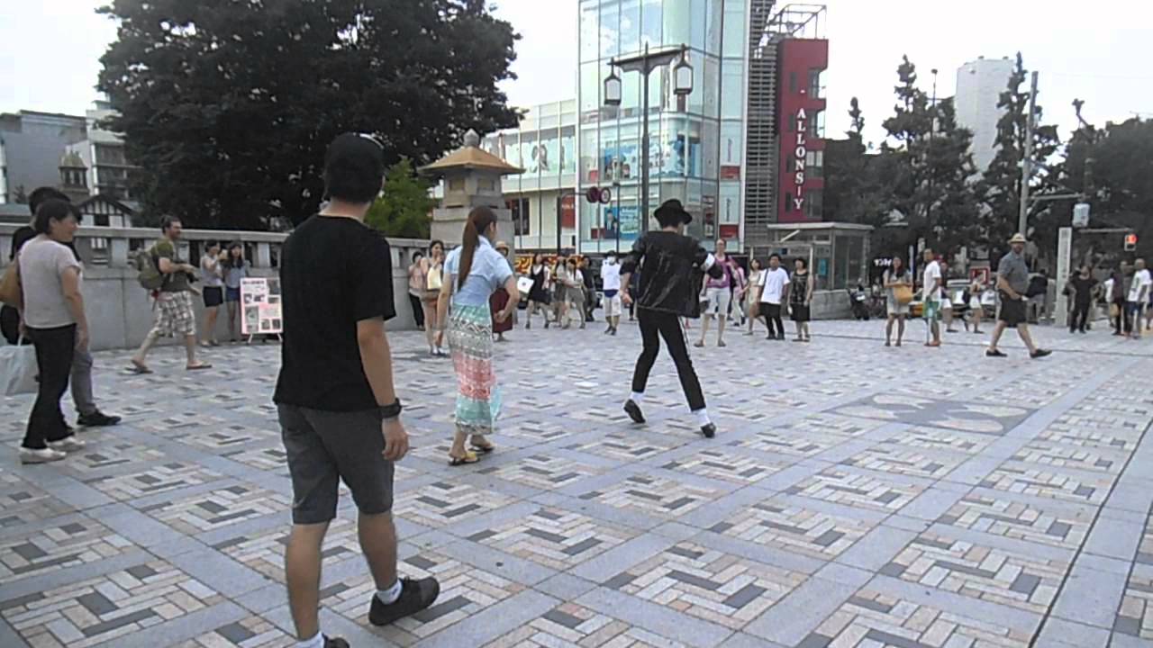 DSCF6619 原宿駅前 マイケルジャクソン フラッシュモブ 20140727