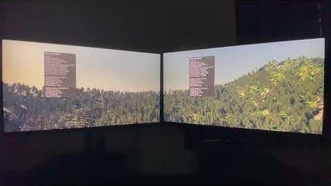 Tellusim Forest Scene Multi-GPU sync test