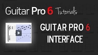 Chap.1 - 2 Guitar Pro 6 Interface